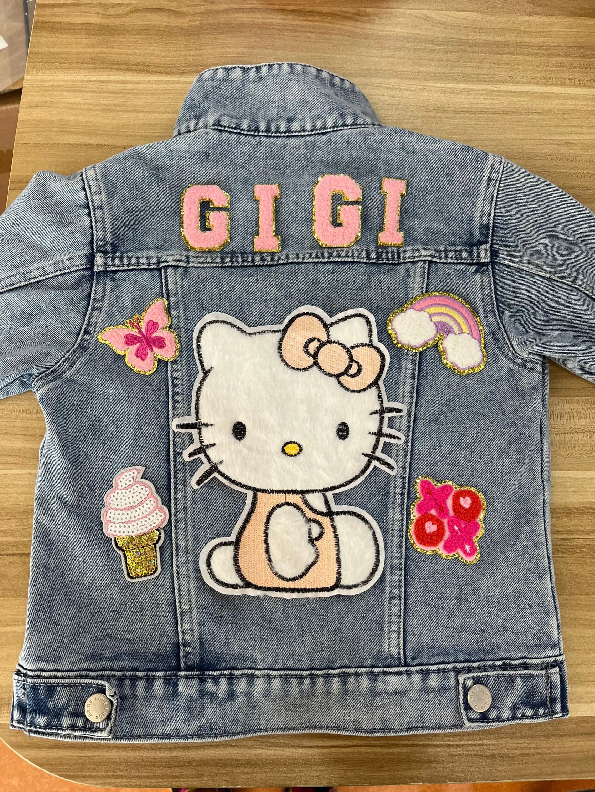 Pre Order Personalized Denim Jacket for Little Kid and Women